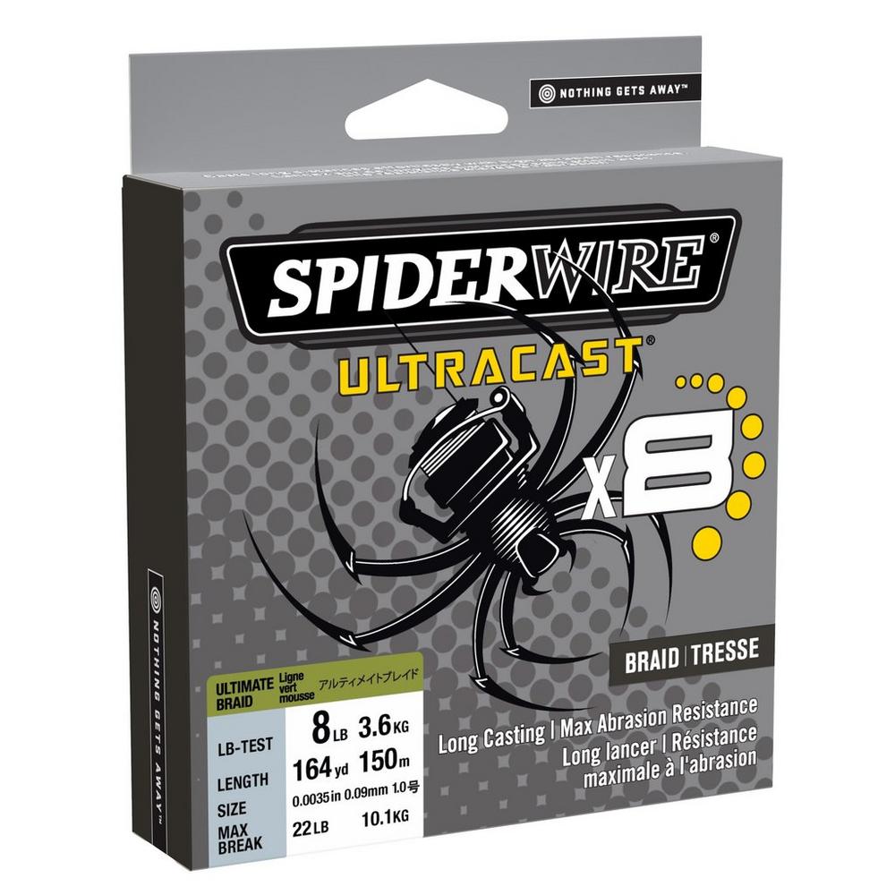 Spiderwire Stealth Smooth 8 Moss Green Braid 300m All Sizes Braided Fishing  Line