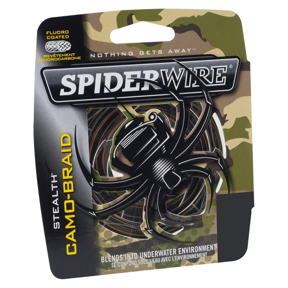 SpiderWire Stealth Camo Braided Fishing Line - 20 LB - 125 Yds