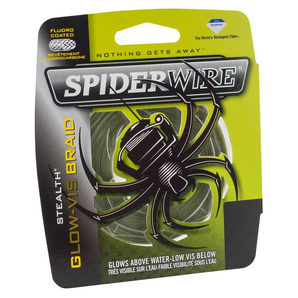 SpiderWire Stealth® Glow-Vis Braid™ - Pure Fishing