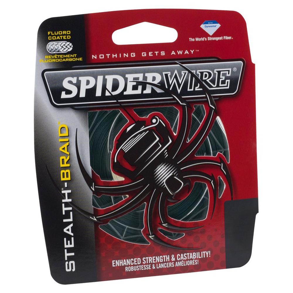Spider Wire Stealth Smooth X12 0.13mm-15lb-6.8kg-150m-Moss Green - Fishing  Tackle Direct