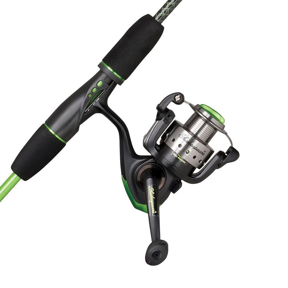 Ugly Stik 6' Hi-Lite Spincast Fishing Rod and Reel Combo, Green, 2