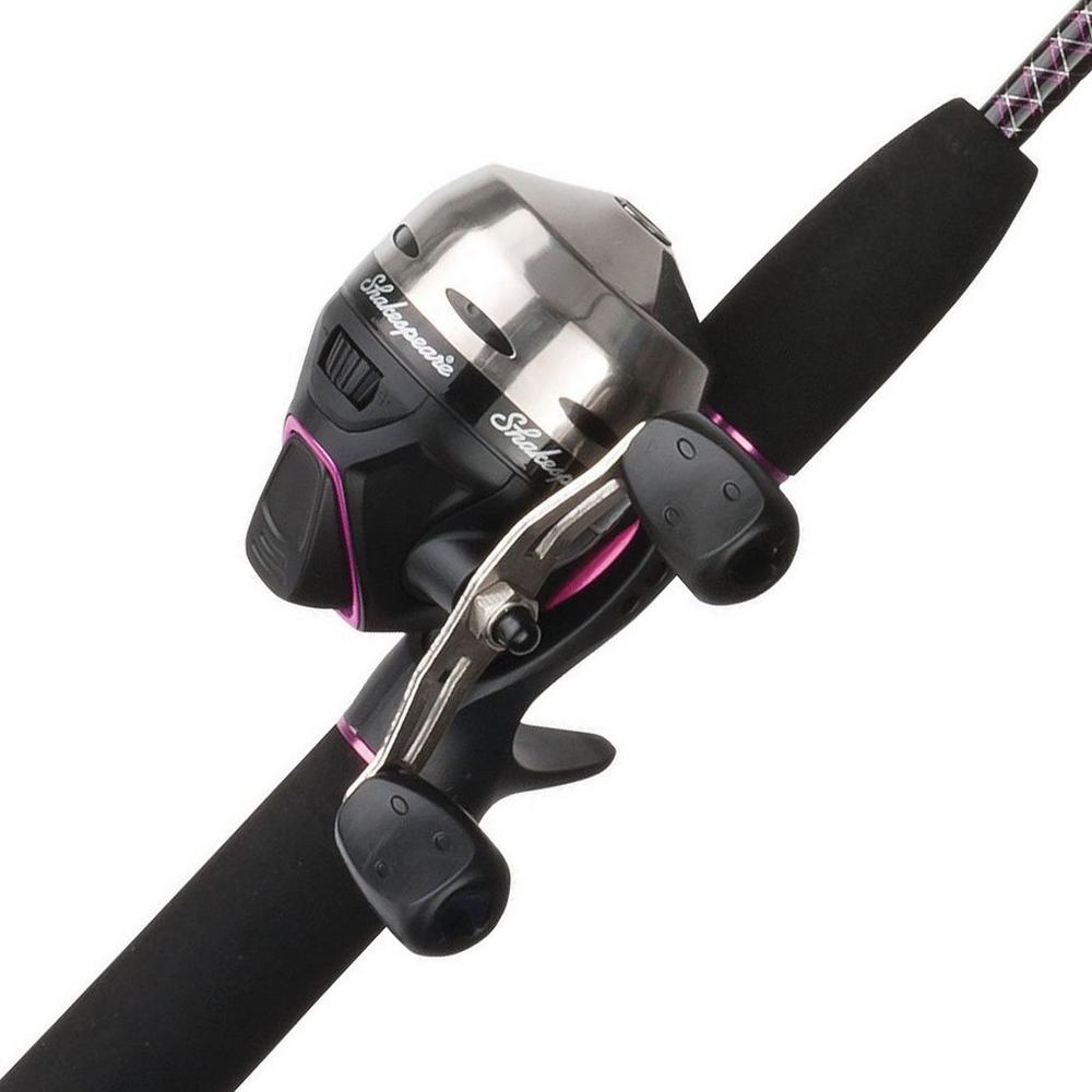 Ugly Stik Ladies Spincast & Spinning Fishing Rod and Reel Combo,  Pre-Spooled, Light, Anti-Reverse, 5-ft, 2-pc