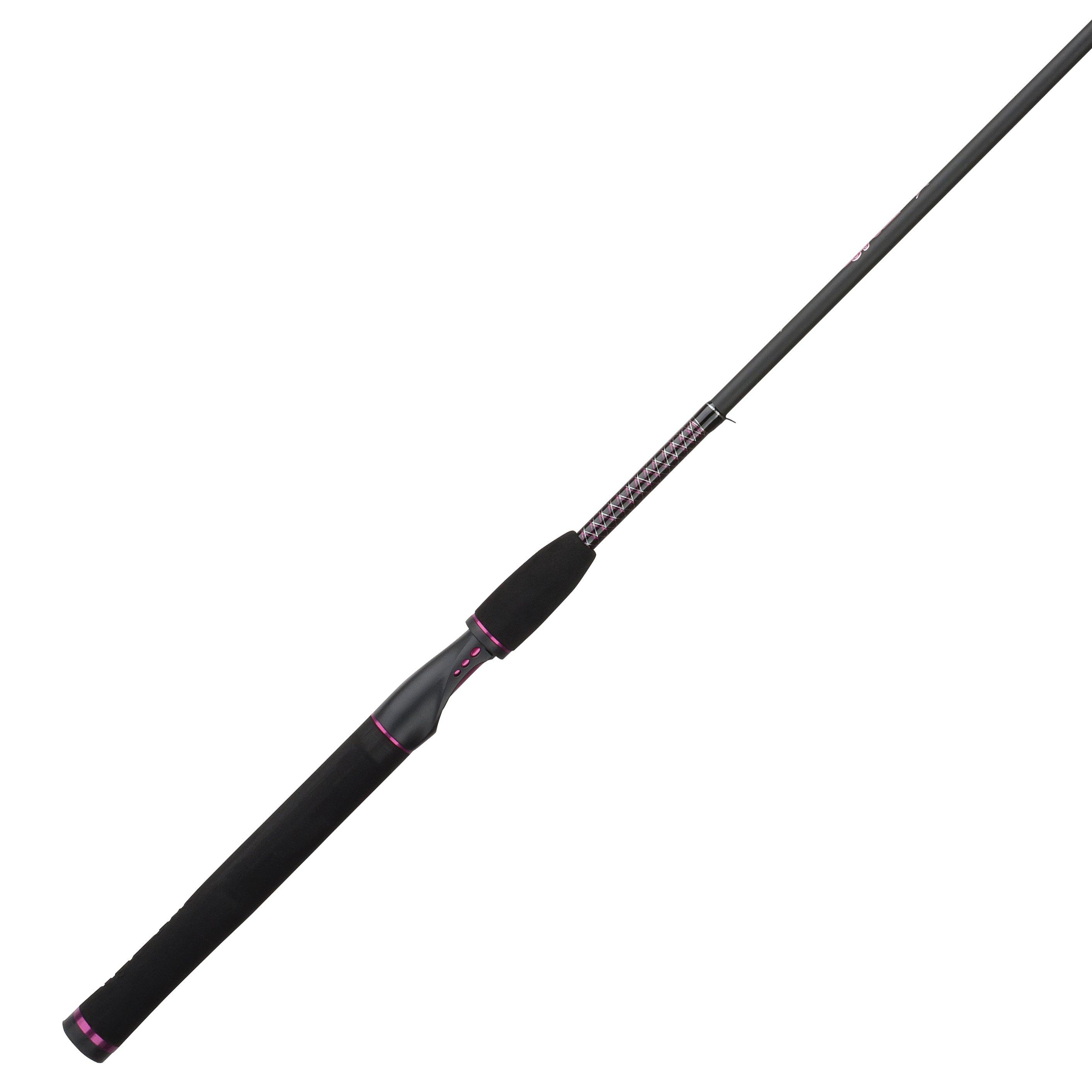 Ugly Stik 5’6” GX2 Spincast Ladies Fishing Rod and Reel Spinning Combo, Ugly Tech Construction with Clear Tip Design, 5’6” 2-Piece Rod