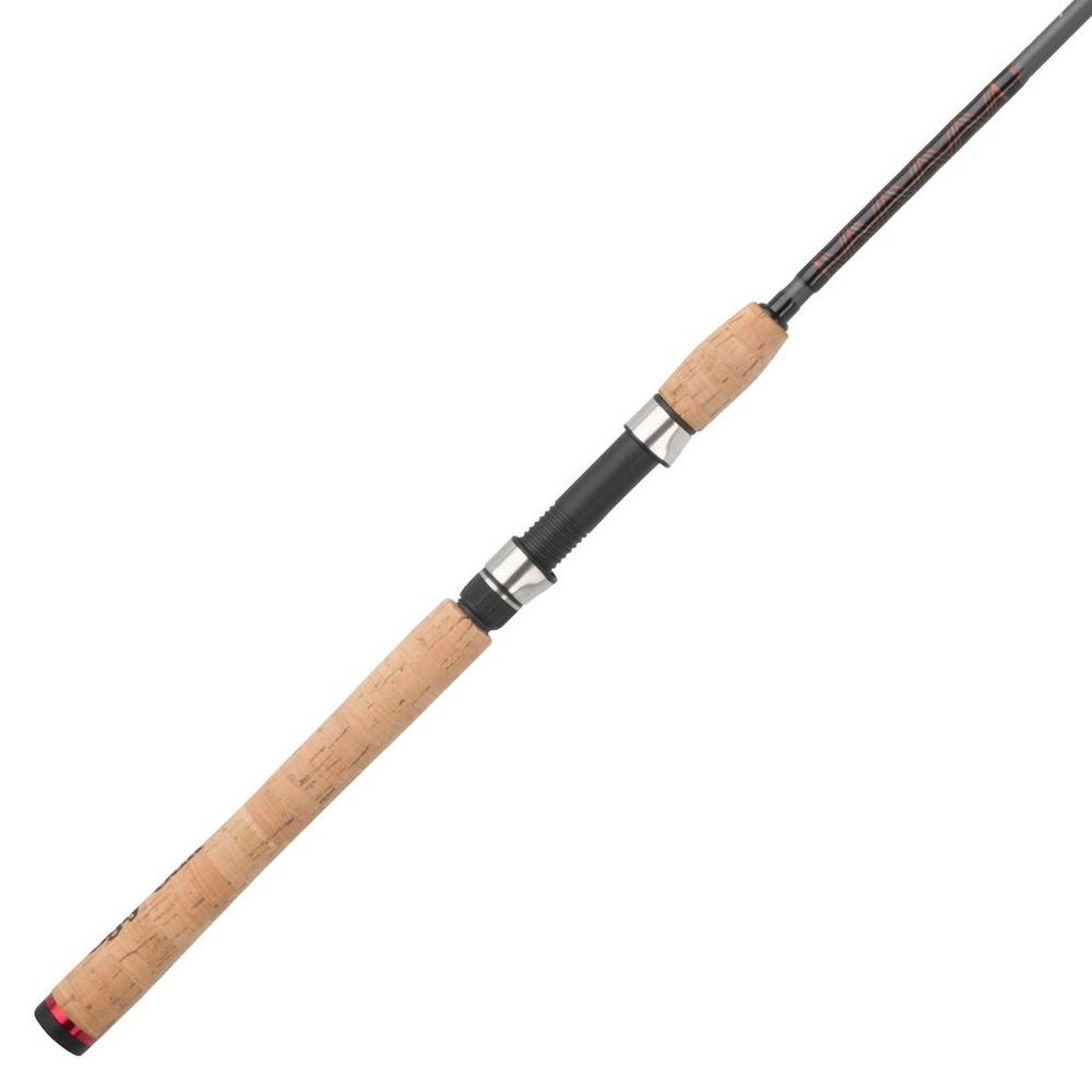 Ugly Stik Bigwater Stand Up Conventional Fishing Rod, Black/Red