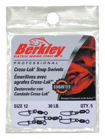 Berkley Ball Bearing Cross-Lok Snap Swivels – Coyote Bait & Tackle
