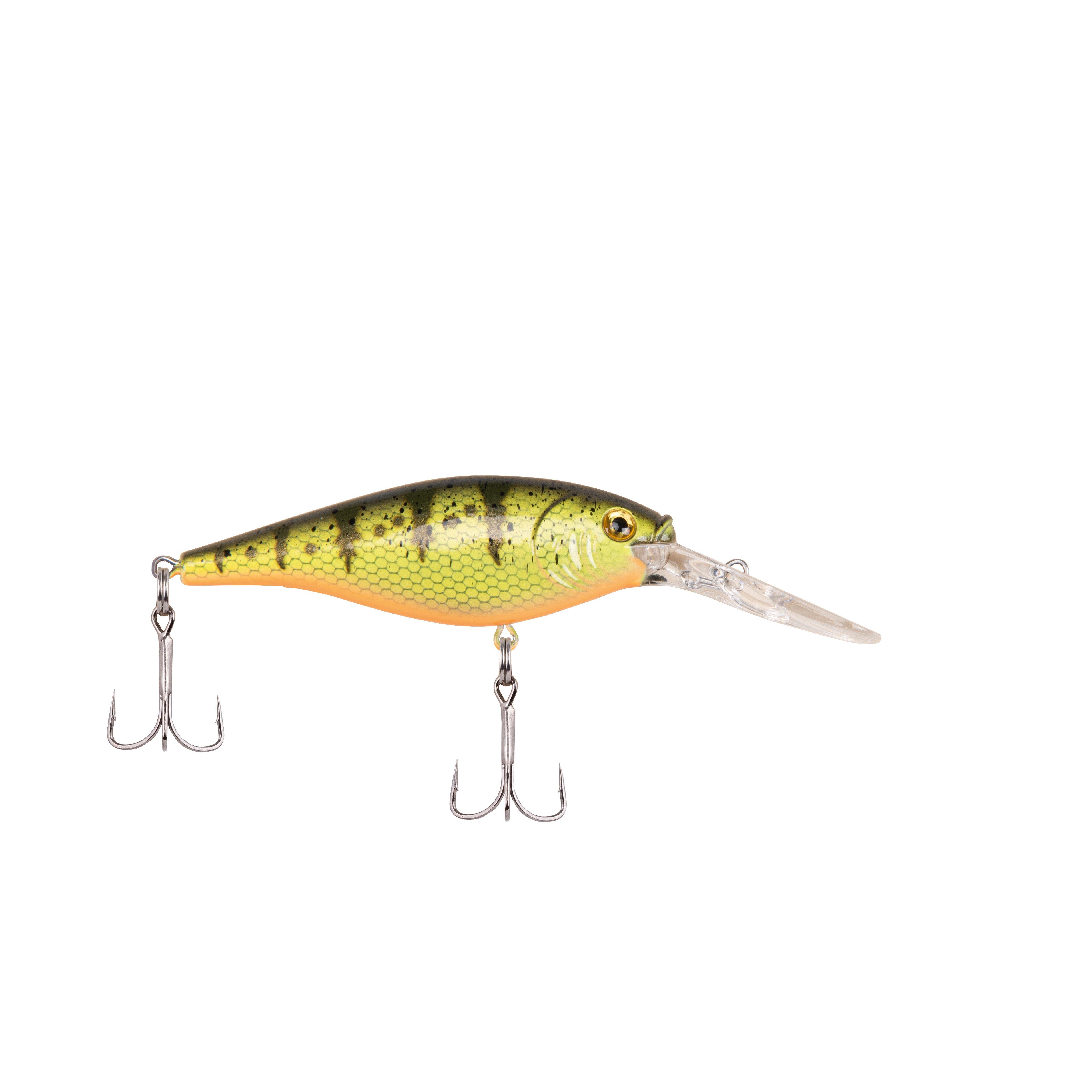  Berkley Flicker Shad Shallow Fishing Lure, Slick Alewife,  1/6 Oz, 2in5cm Crankbaits, Size, Profile And Dive Depth Imitates Real Shad,  Equipped