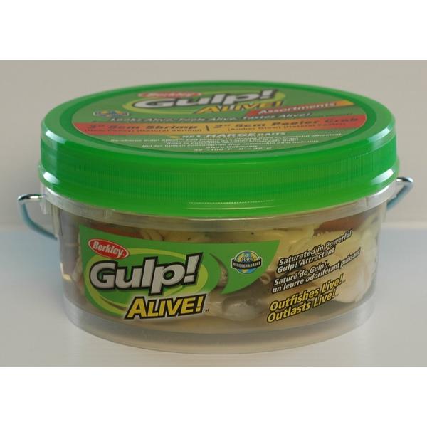 Gulp! Alive!® SW Shrimp/Peeler Crab Asst