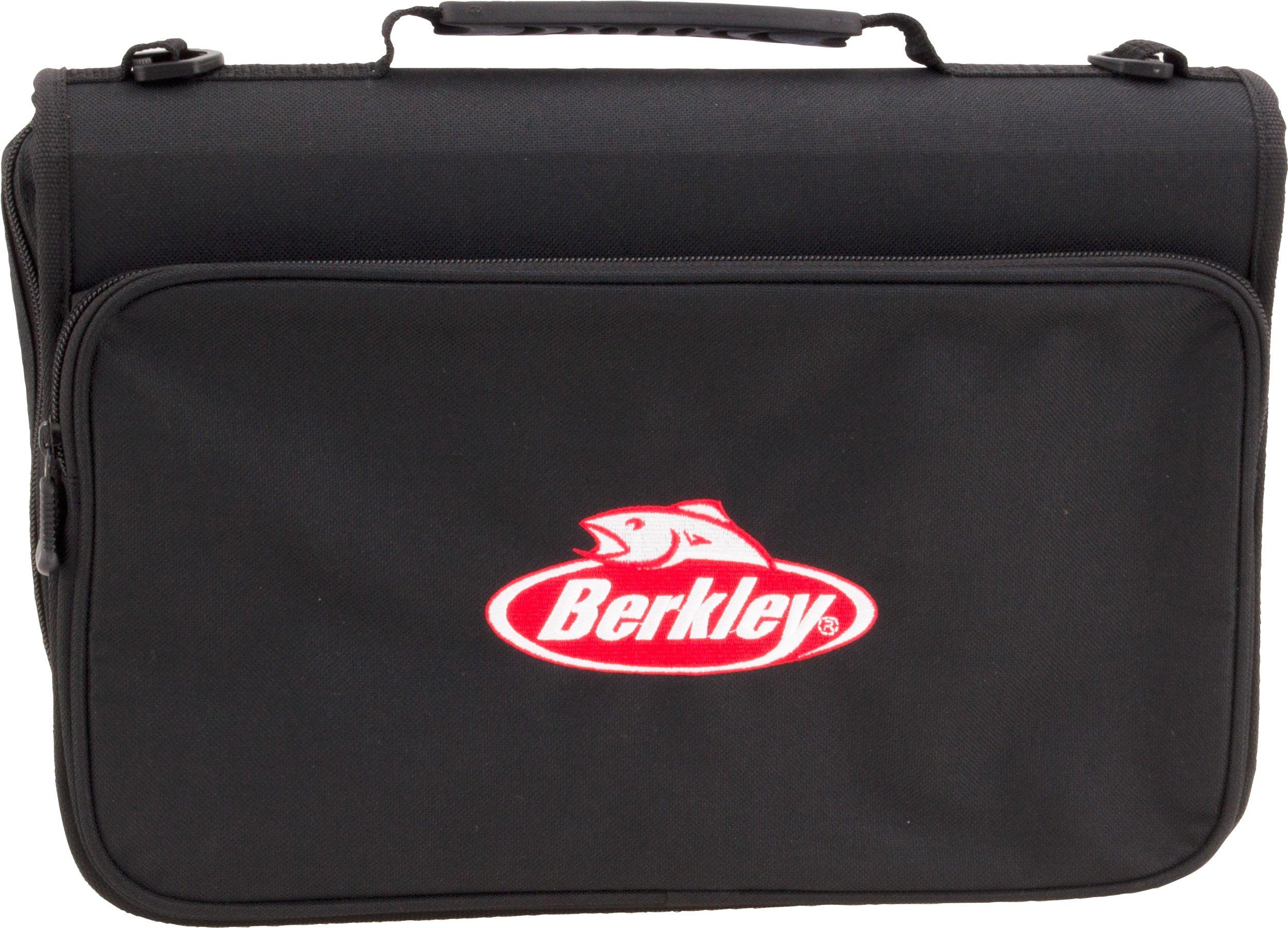 Black Soft Bait Binder Bag with 6 Detachable Transparent Sleeve Pockets for Freshwater and Saltwater DSLEAF Fishing Bait Storage Bag 