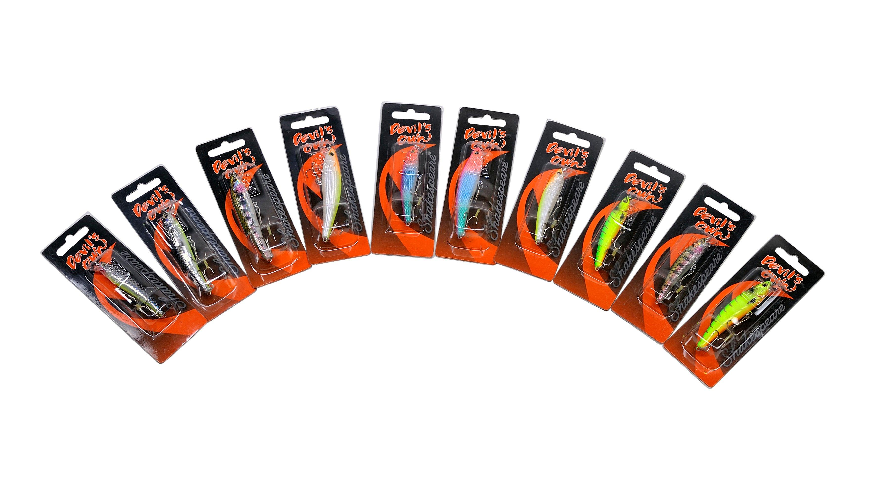 Shakespeare Devil Own 4 Piece Slither Lure Selection
