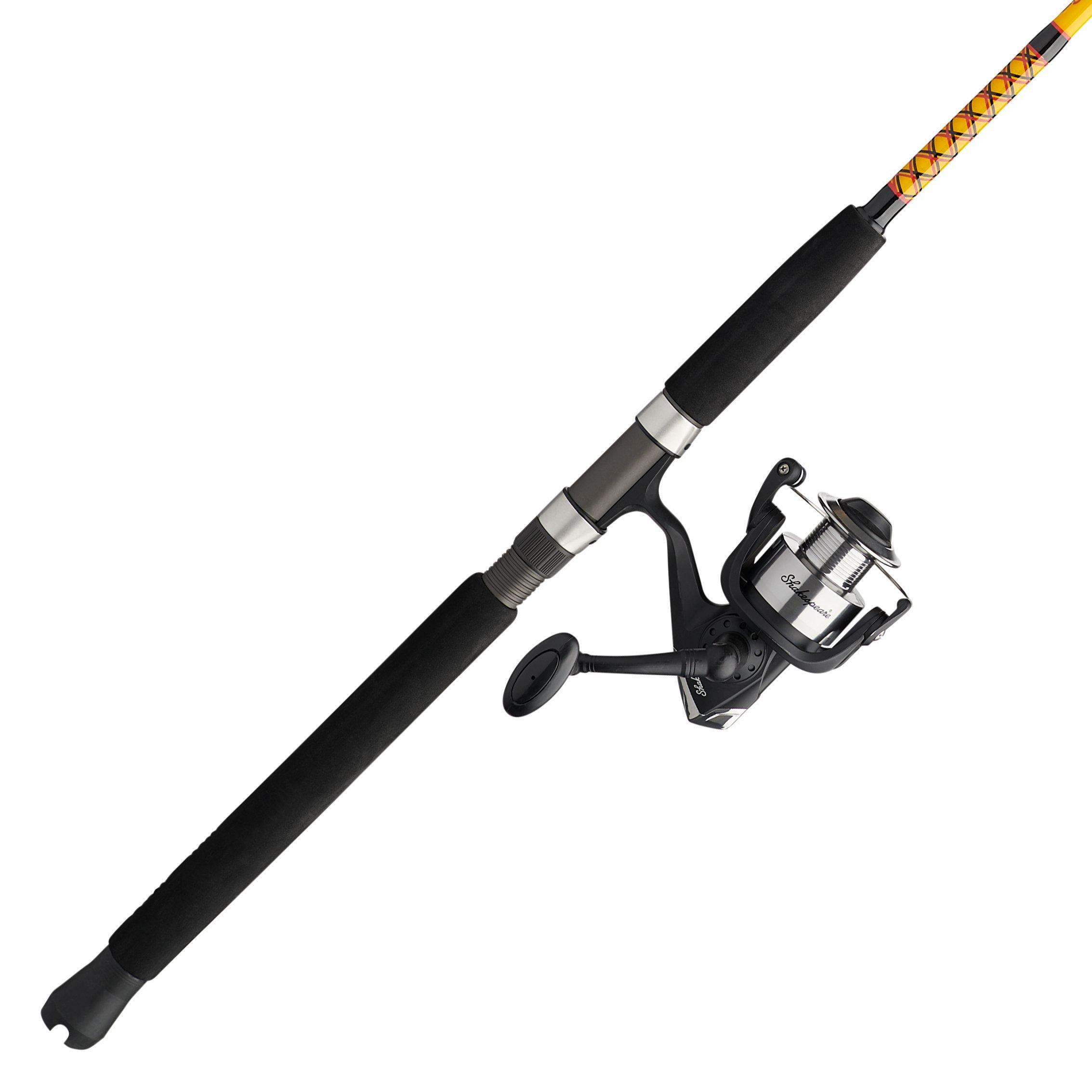 Ugly Stik Bigwater Conventional Fishing Rod Black/Red/Yellow 10' - Extra  Heav