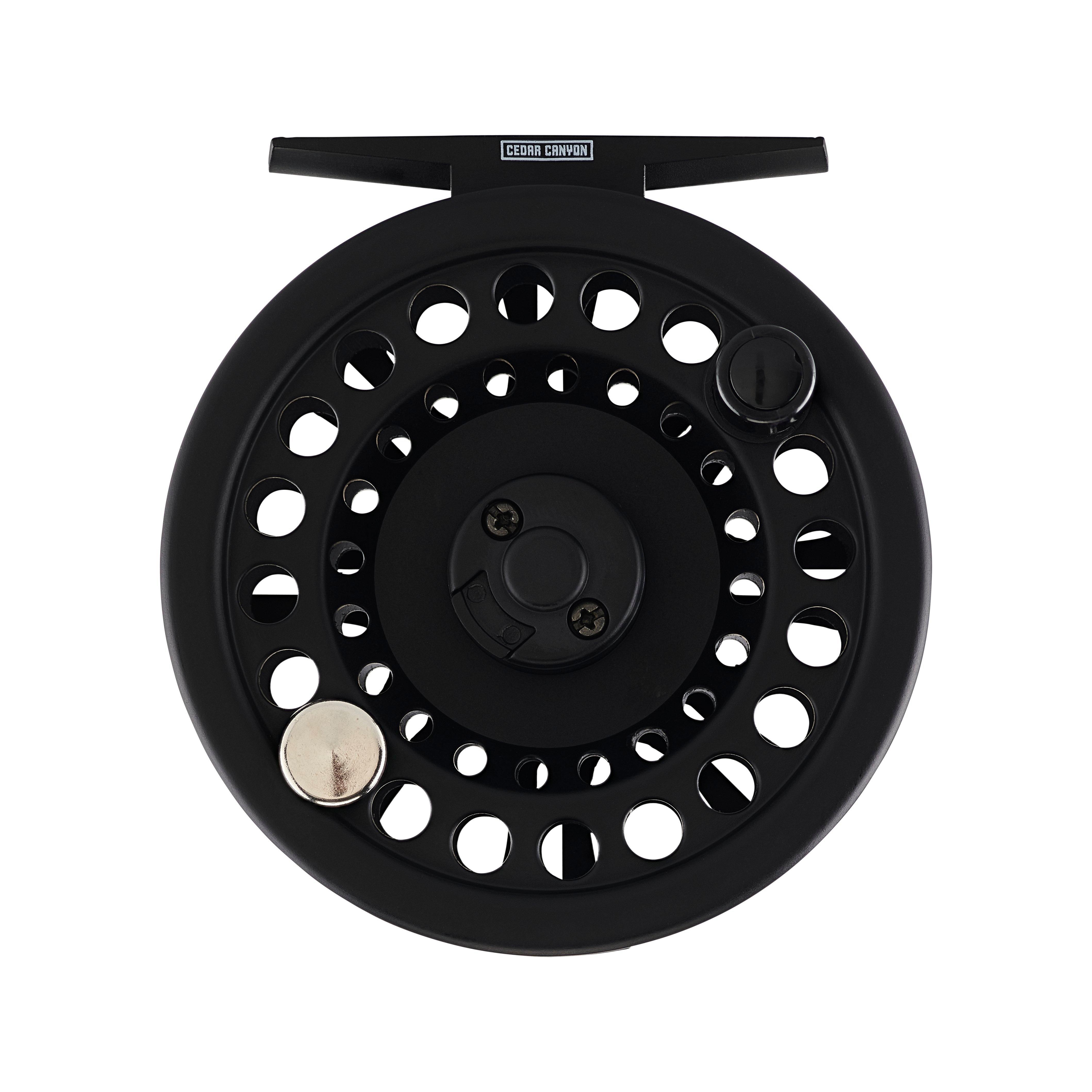 Line WF 9 Intermediate Shakespeare Fly Fishing Reel Large Arbour with Backing and Leader loop fitted 