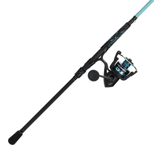 saltwater fishing rod and reel combo used. 9 foot Moonsniper MO