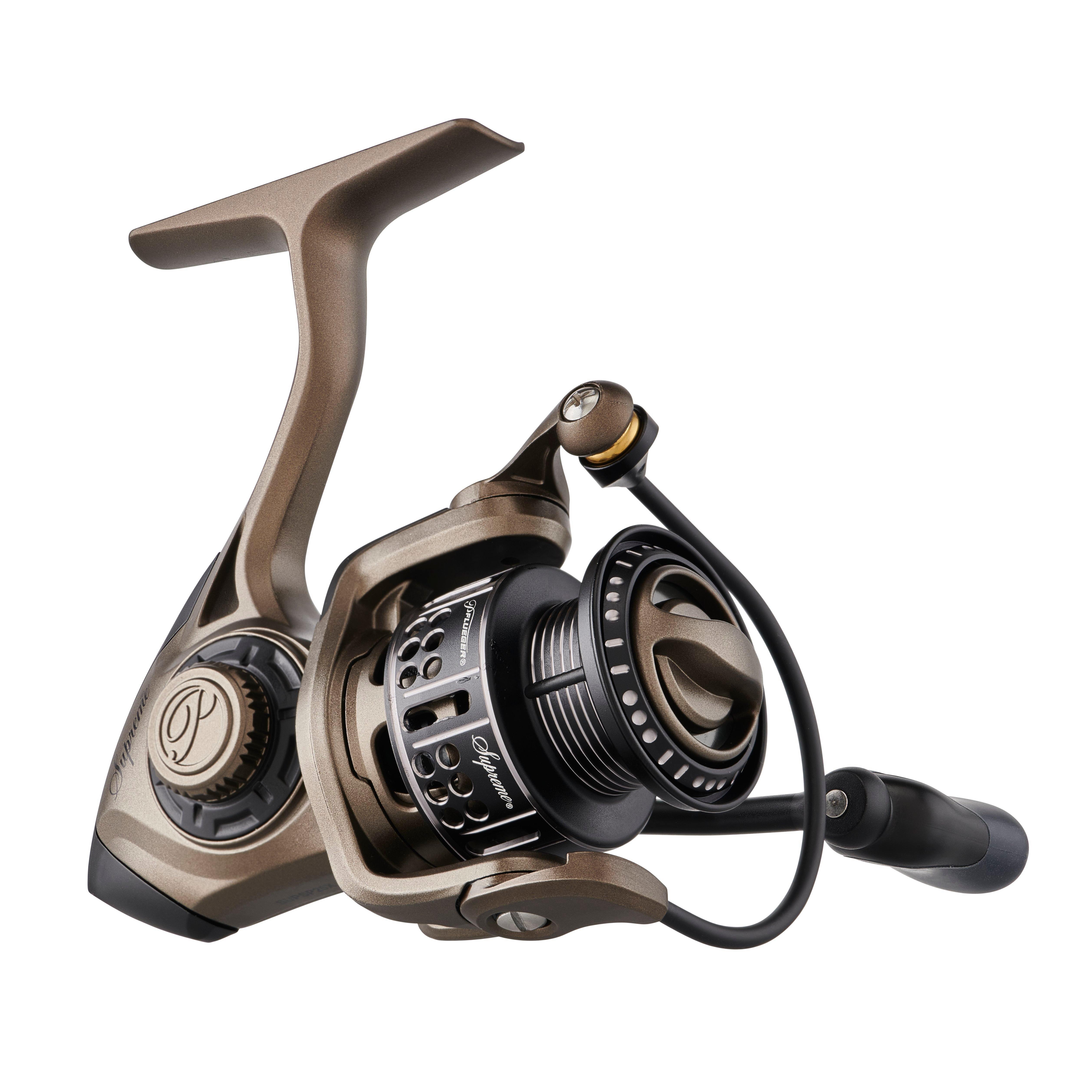 Pflueger SUPREME 1573 First Level wind Freespool Casting Reel Circa- 1919  with Original Labeled Case — VINTAGE FISHING REELS