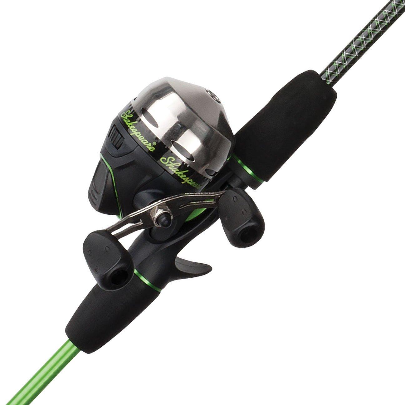 Ugly Stik Complete Spincast & Spinning Fishing Rod and Reel Combo,  Pre-Spooled, Light, Anti-Reverse, 5-ft, 2-pc