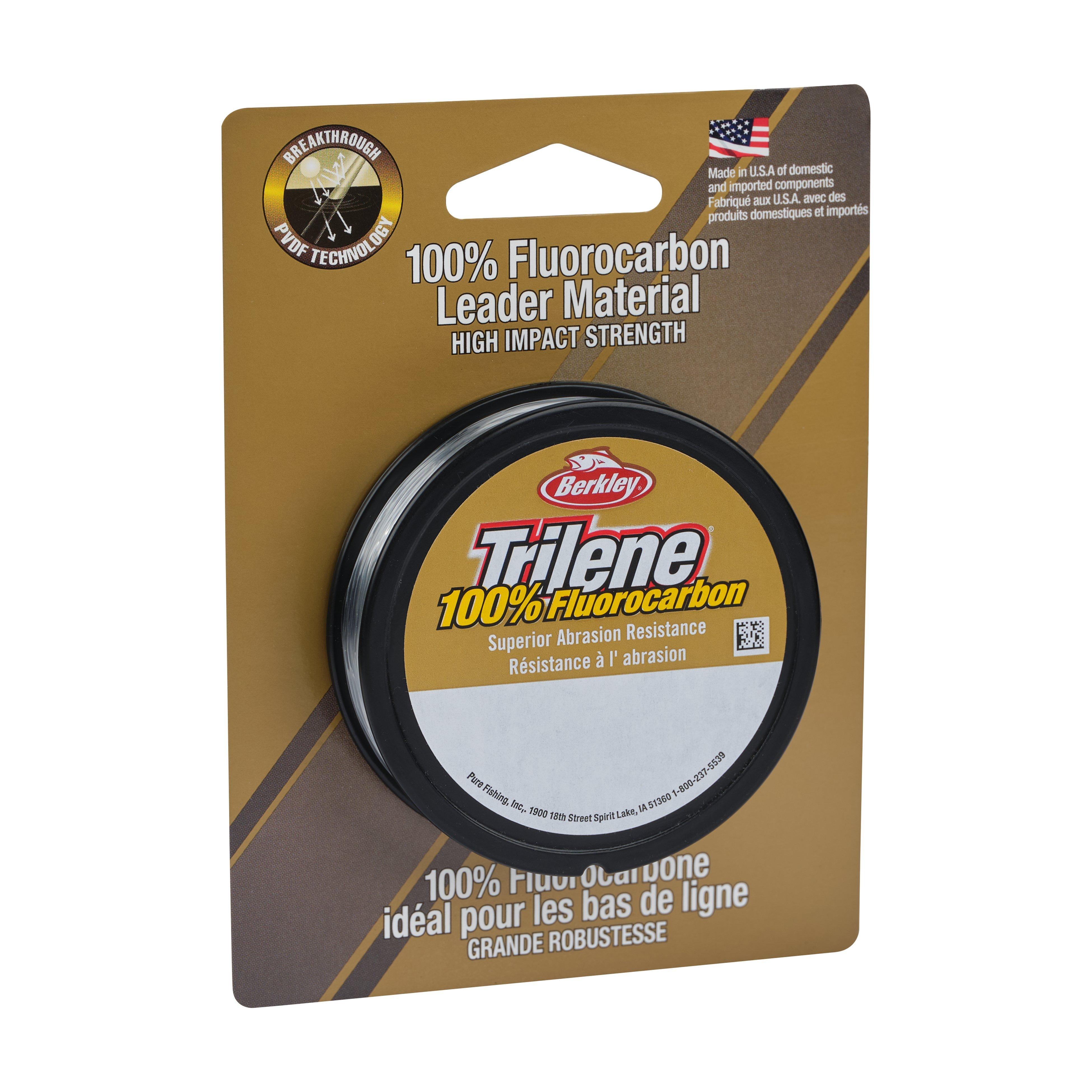 Berkley Trilene® 100% Fluorocarbon, Clear, 20lb, 9kg Fishing Line