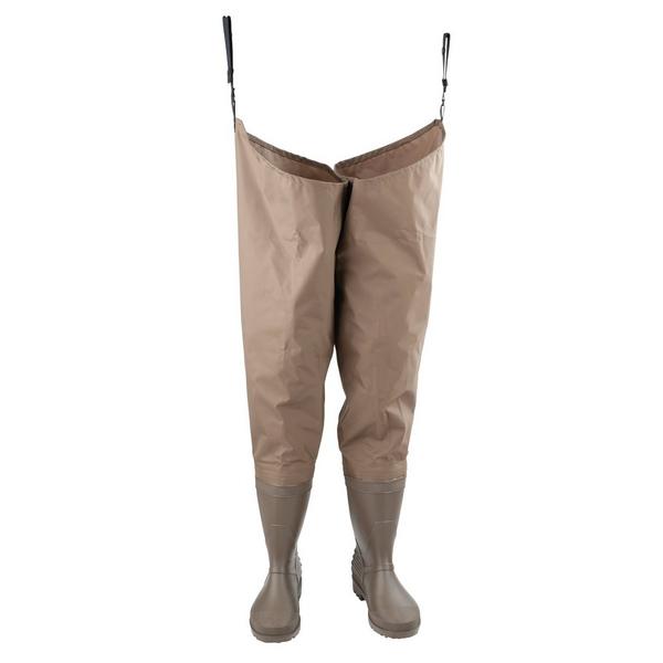 Hodgman Size 11 Caster Waterproof Neoprene Cleated Boot Chest Waders, Brown  