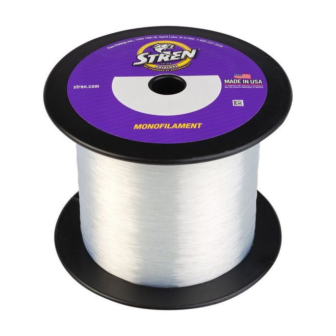3LB Spool New Stren Monofilament #80 LB Test Clear Fishing Line Over 800 Yards 