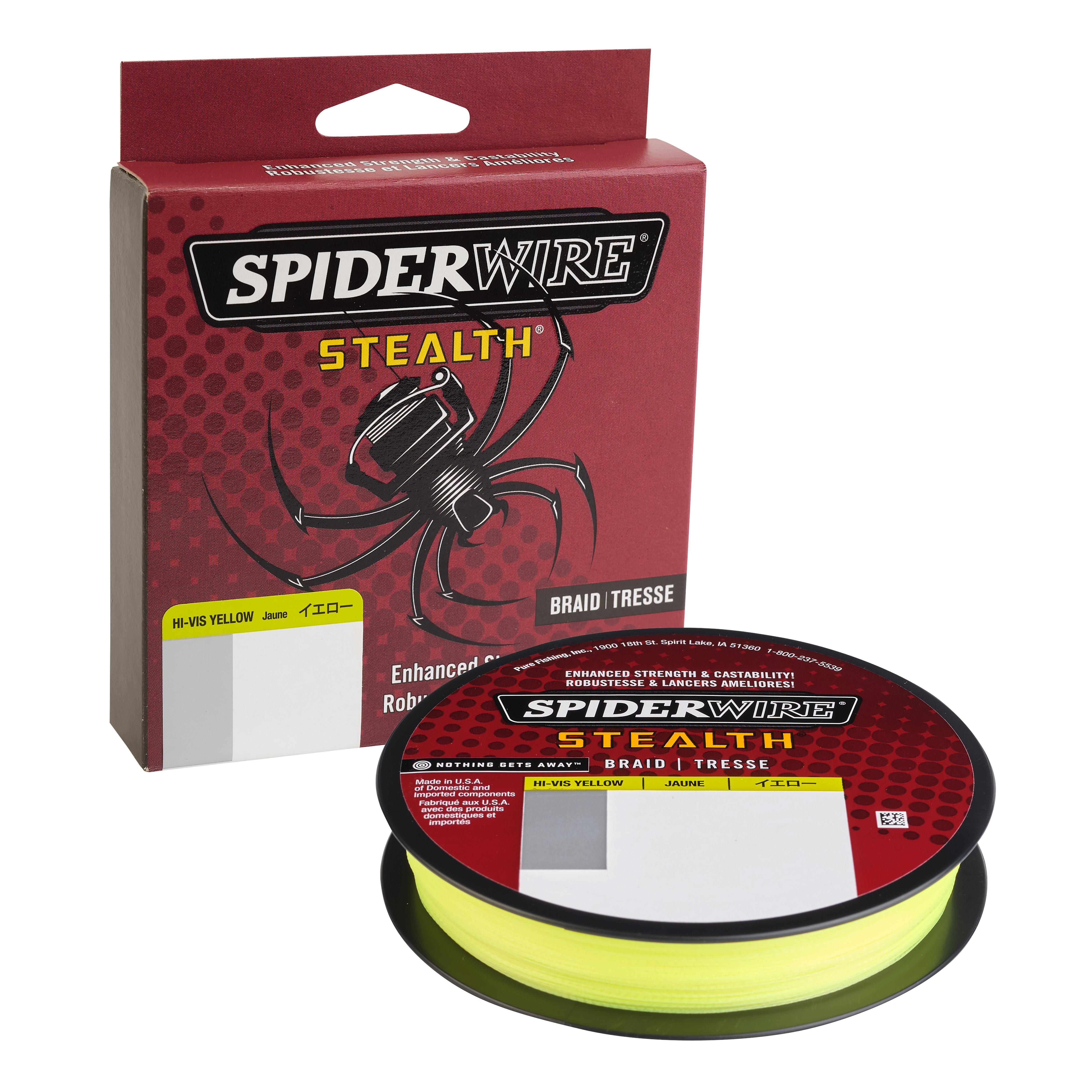 Spiderwire Stealth - Hi-Vis Yellow - 20 lb