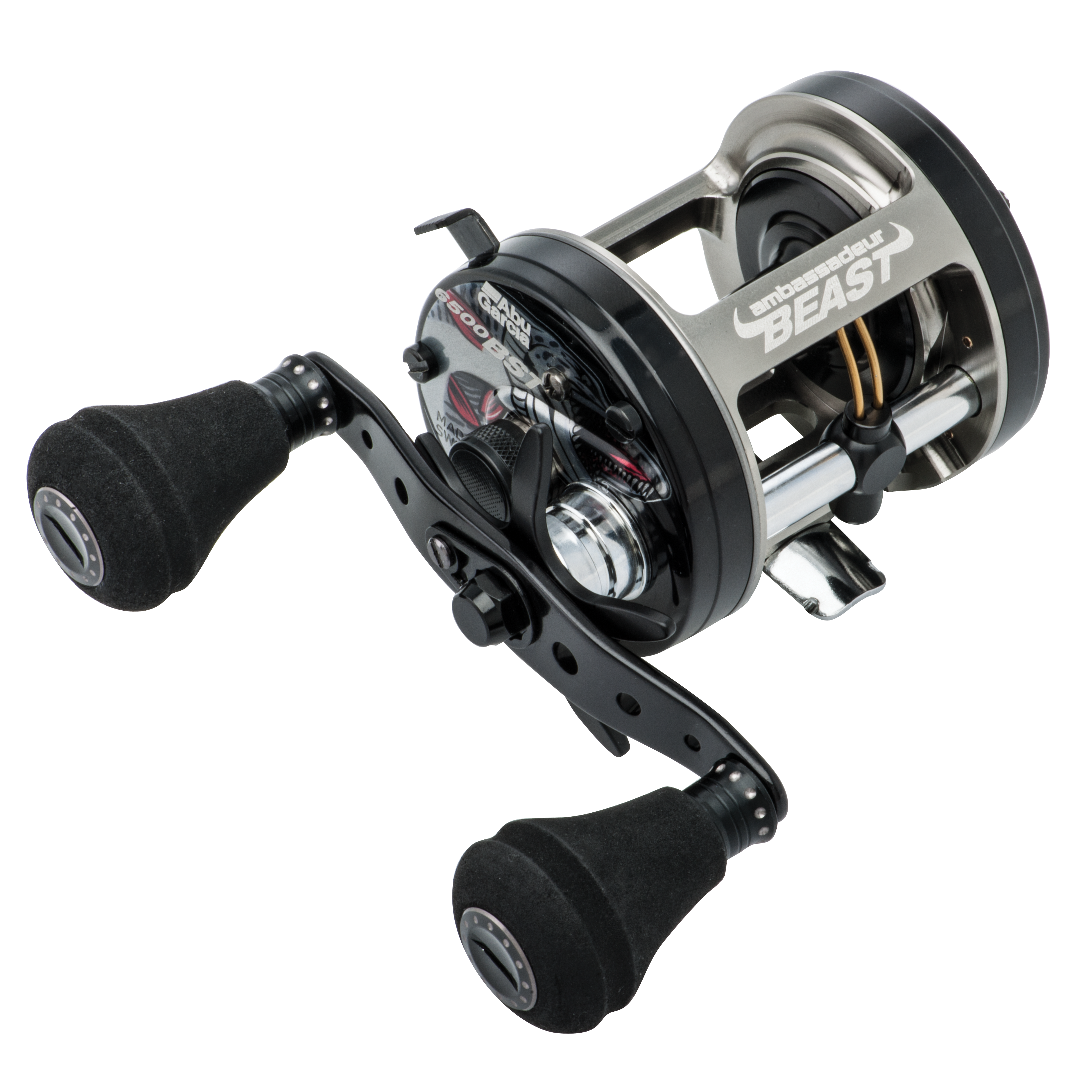 left handed round baitcaster