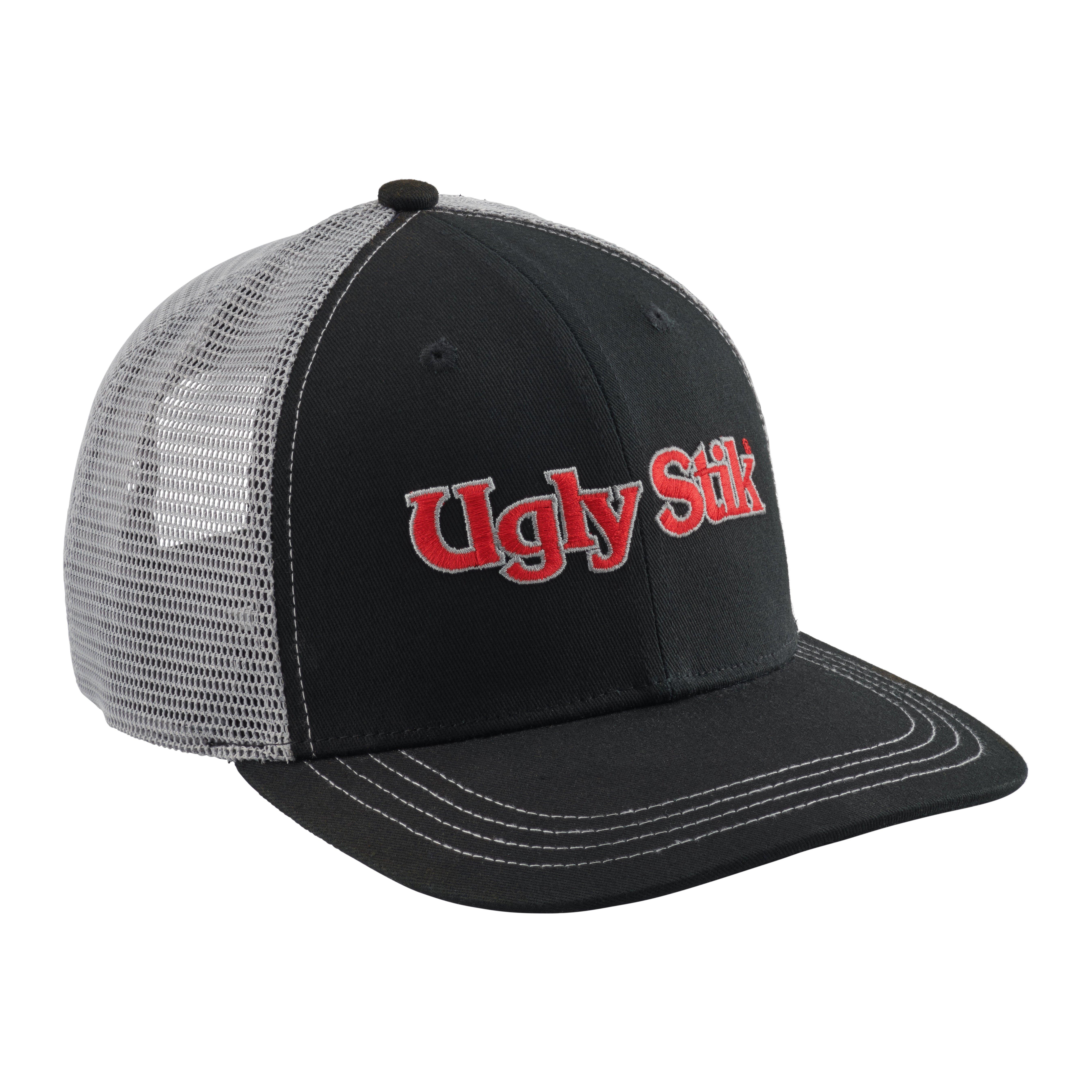 UGLY STIK FISHING Rods Dad Hat Strapback Cap Low Profile Adjustable Black  Red $19.85 - PicClick