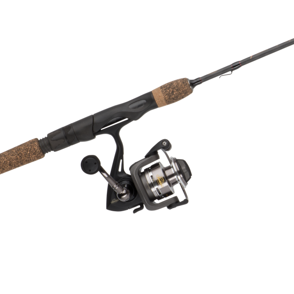 6’6” Black Max Fishing Rod and Reel Spinning Combo