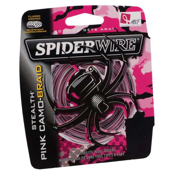 SpiderWire Stealth® Pink Camo Braid™