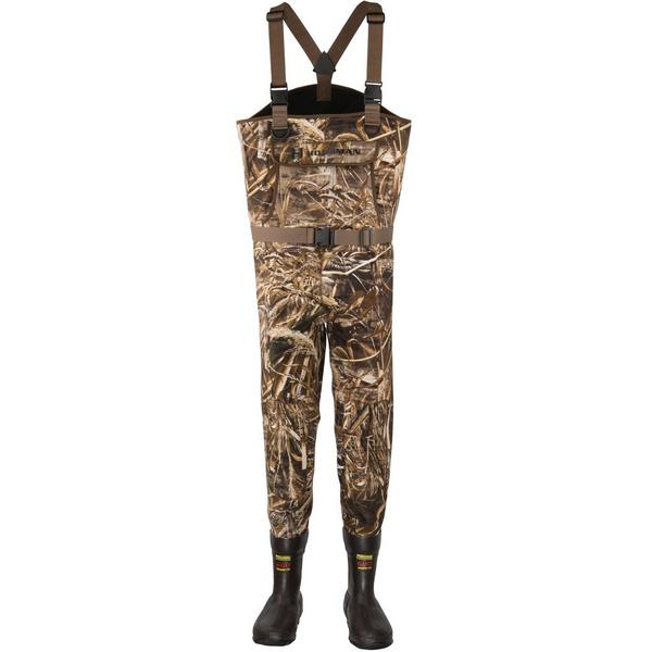 Mens Waders Stearns Hodgman Insulated Camouflage Ducks Unlimited Size 9 Lug  Sole