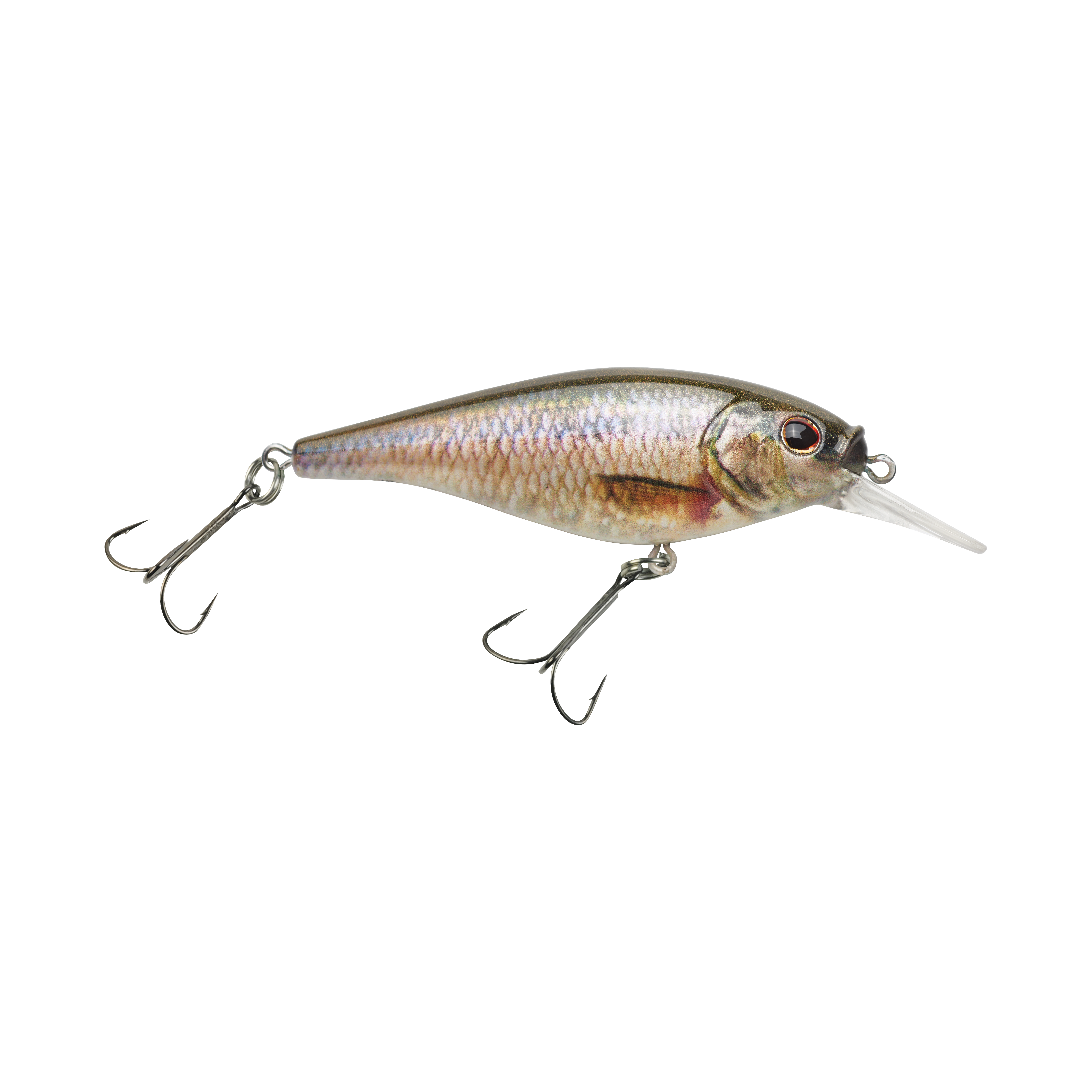 Berkley Flicker Shad Shallow Fishing Lure, HD Threadfin Shad, 1/6 oz, 2in |  5cm Crankbaits, Size, Profile and Dive Depth Imitates Real Shad, Equipped
