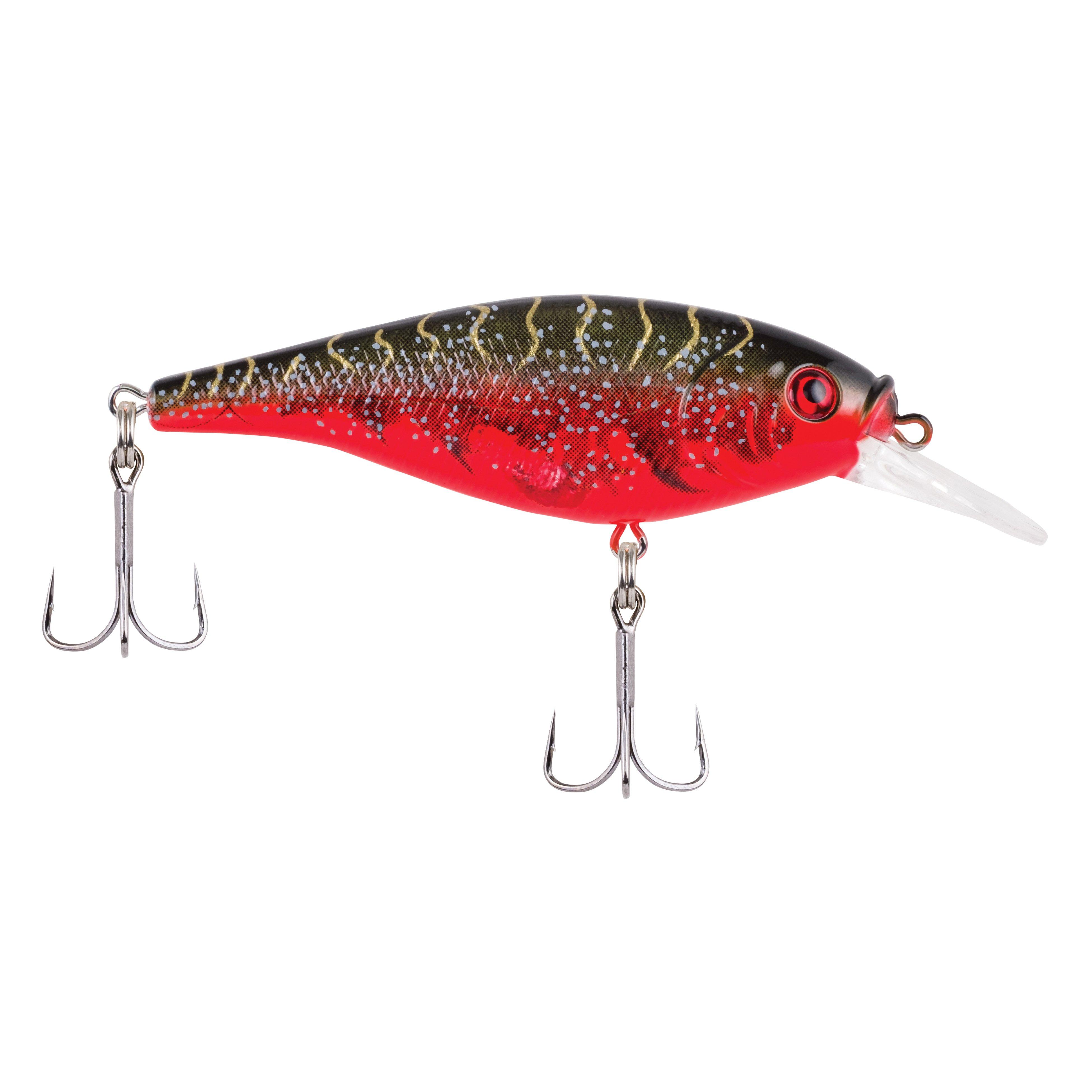  Berkley Flicker Shad Shallow Fishing Lure, Clear, 1/6 oz, 2in   5cm Crankbaits, Size, Profile and Dive Depth Imitates Real Shad, Equipped  with Fusion19 Hook : Sports & Outdoors