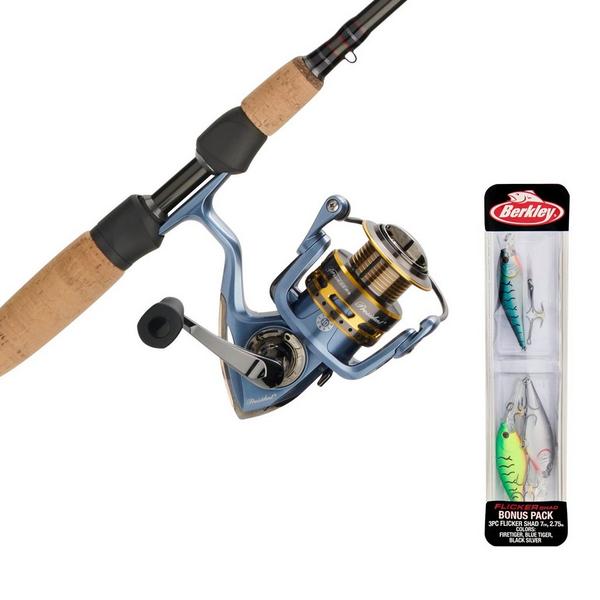 Pflueger President XT Spinning Combo 25 Sz 10 Brg. Reel Without Line 2pc  Light for sale online