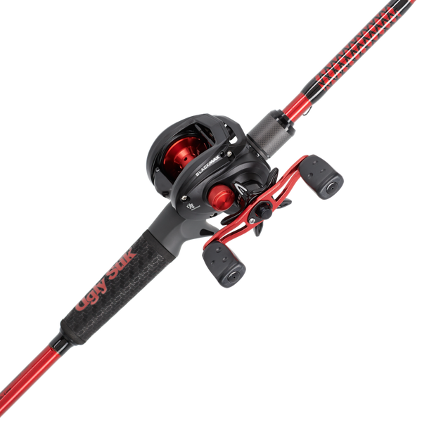 Ugly Stik 6’6” Elite Baitcast Fishing Rod and Reel Casting Combo, Ugly Tech  Construction with Clear Tip Design, 6’6” 1-Piece Fast Action Rod