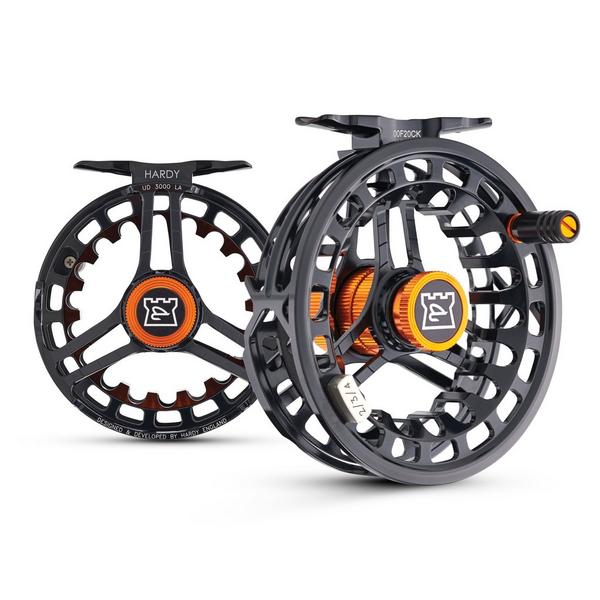 Hardy Ultralite disc #6 trout fly reel with bag and box #091