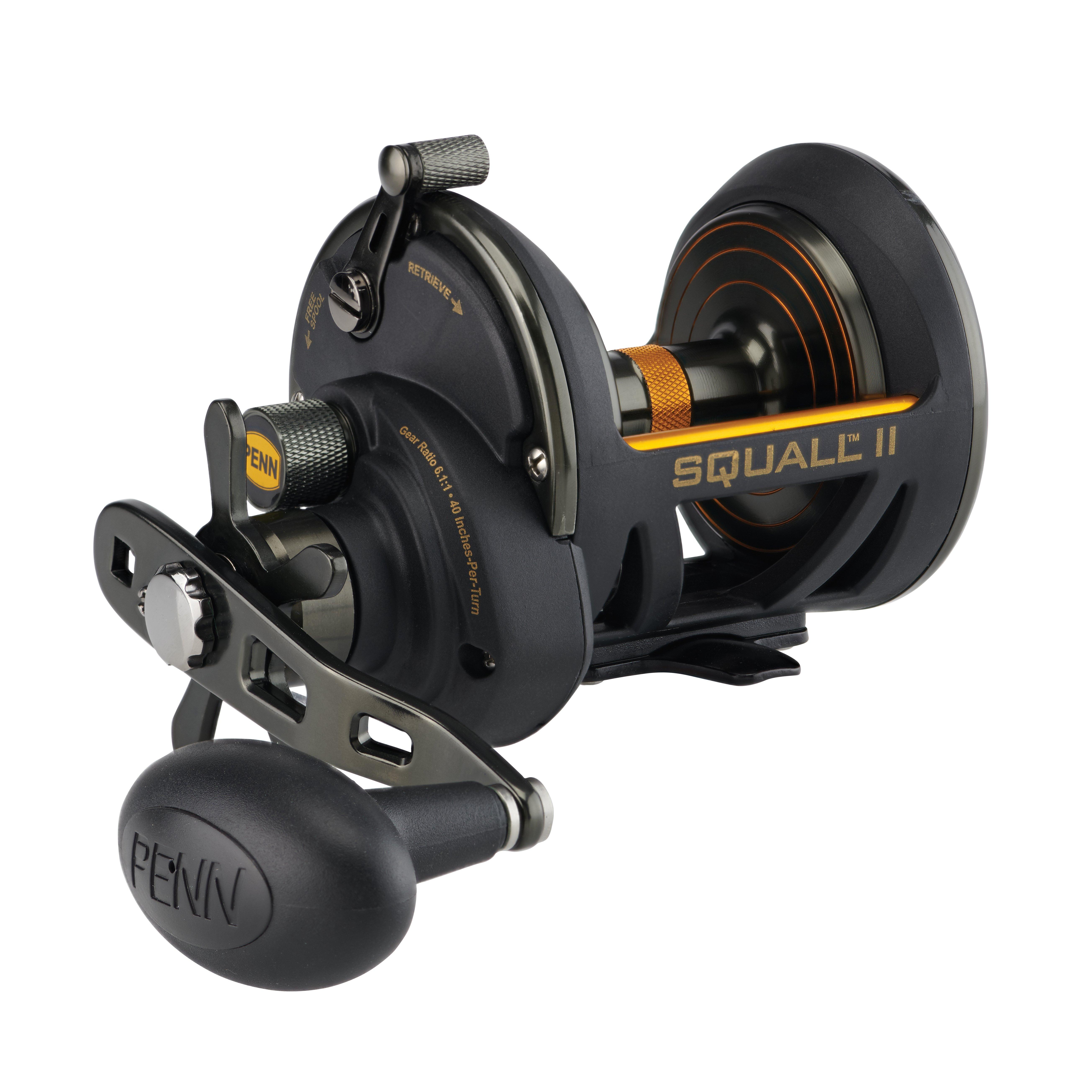 PENN Saltwater Game Fishing Conventional Lever Drag Reel SQUALL II