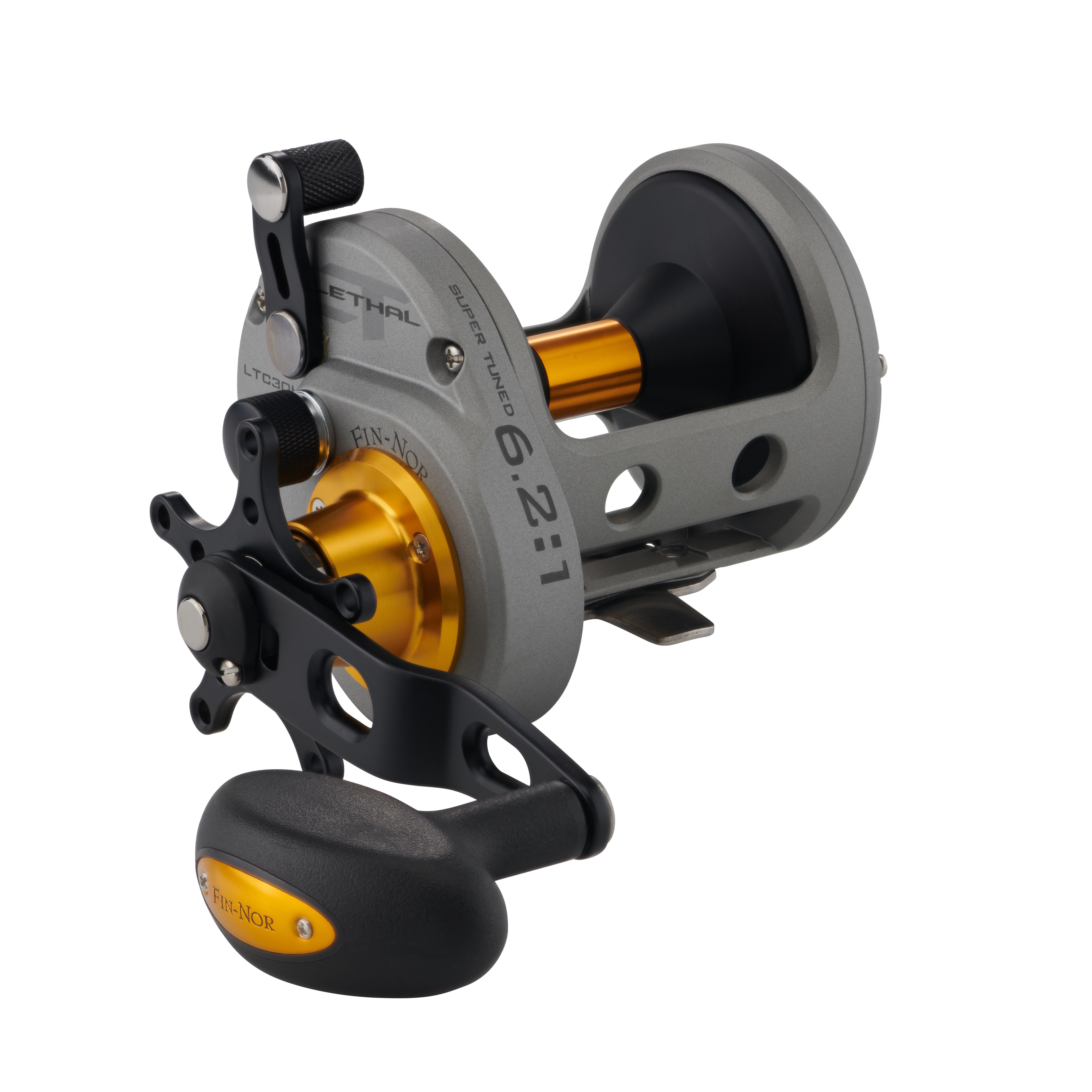 Fin Nor Lethal Fixed Spool Spinning Reel ALL SIZES Fishing tackle 