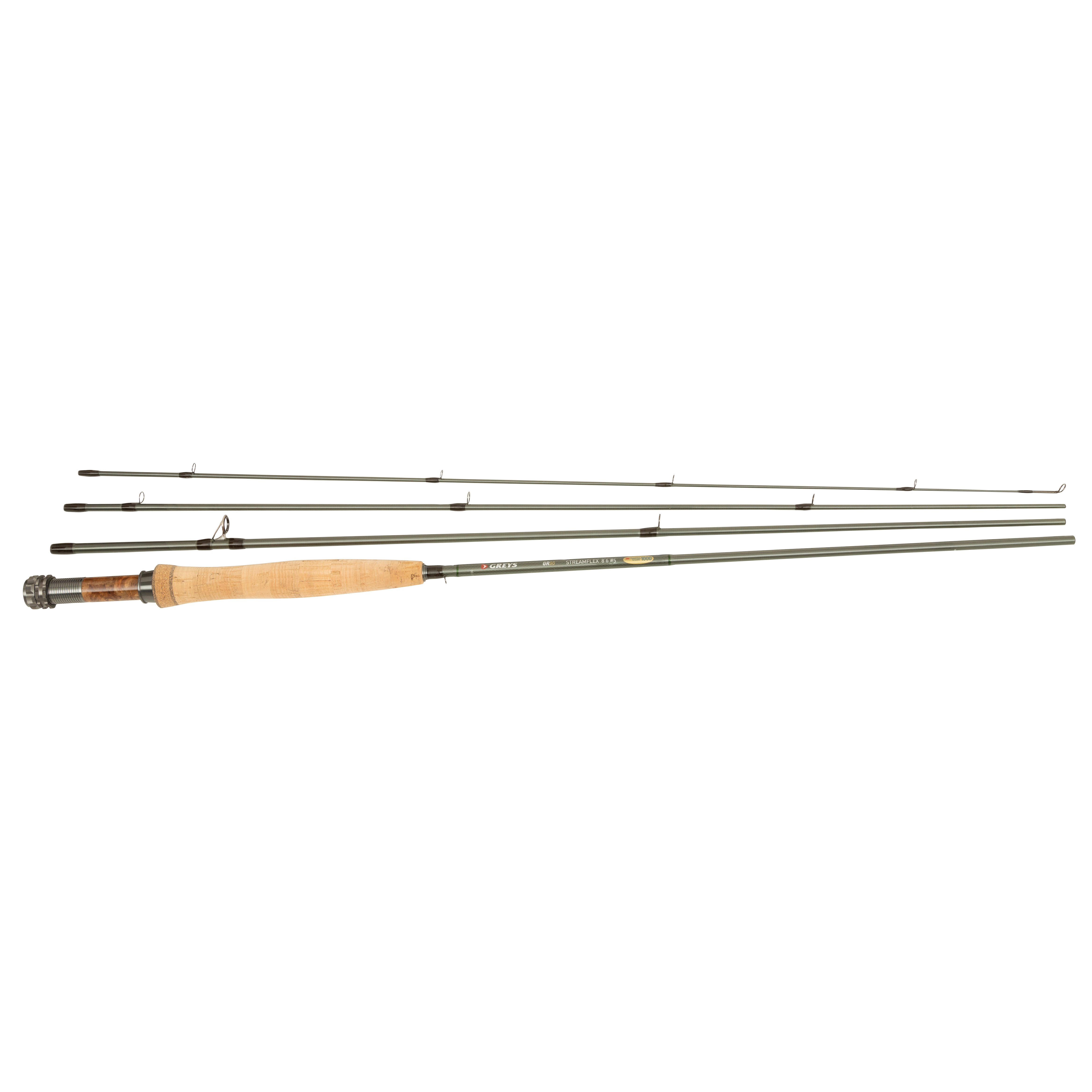 Greys GR70 4PC 3M Powerlux Spin & Lure Freshwater Game Predator Fishing Rod 
