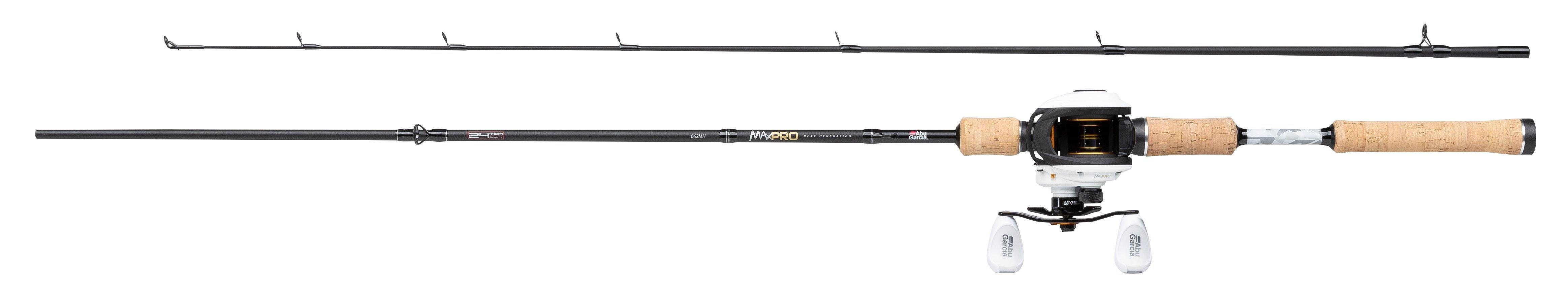 Abu Garcia 6'6” Black Max Fishing Rod and Reel Spinning Combo 