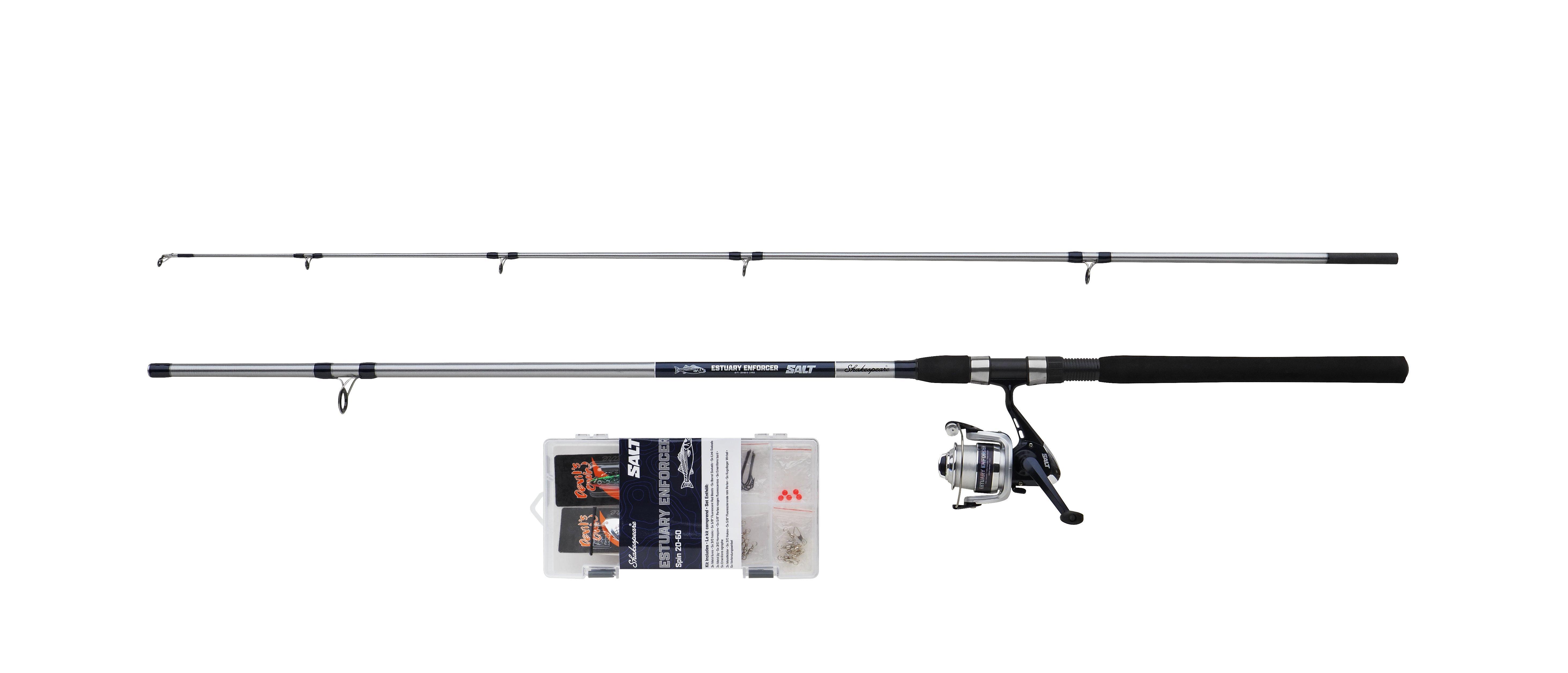 Shakespeare EZ-Grow Spincast Reel and Fishing Rod Combo, 4'6 - Light