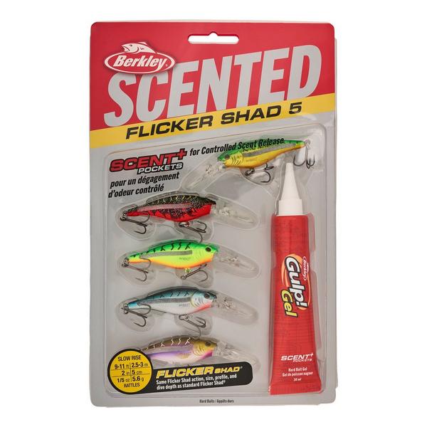 Berkley Scented Flicker Shad® Tiger Pack