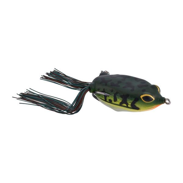 3 X Berkley Power Pop Frog Artificial Bait Topwater Black Bass 2 3/8in 10  Gr