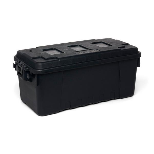 Plano Sportsman's Trunk, Black, 108-Quart Lockable Plastic Storage Box 