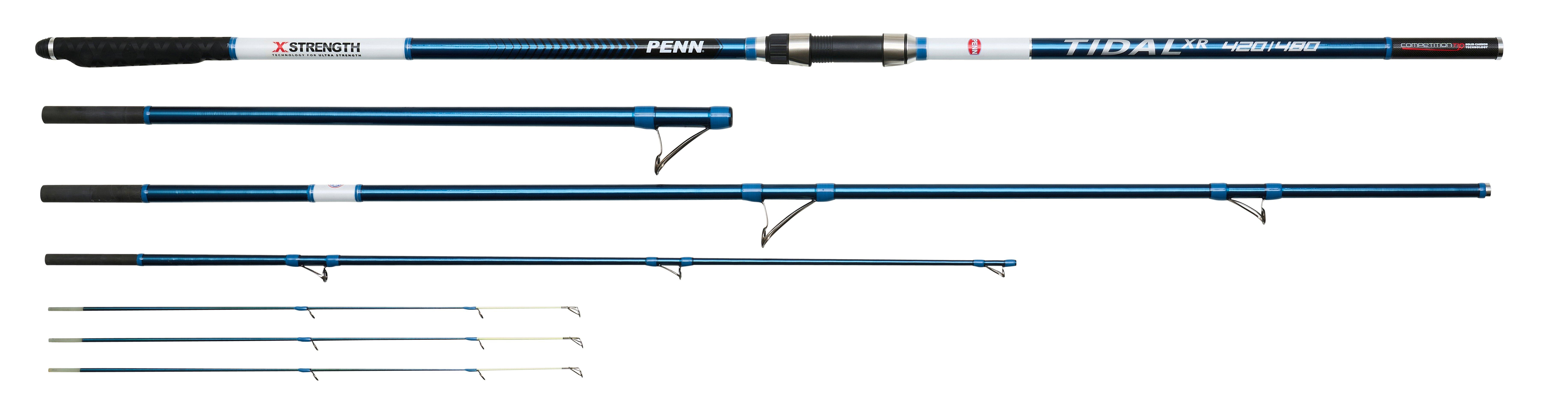 Complete Sea Fishing Set - Telescopic Beachcaster Rod + Reel with