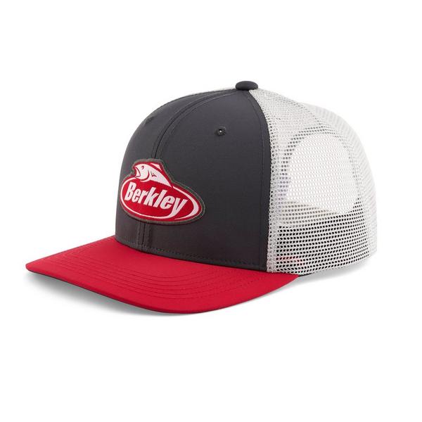 Vintage Berkley Trilene Snapback Mesh Trucker Hat Cap Red Made in USA  Fishing | SidelineSwap