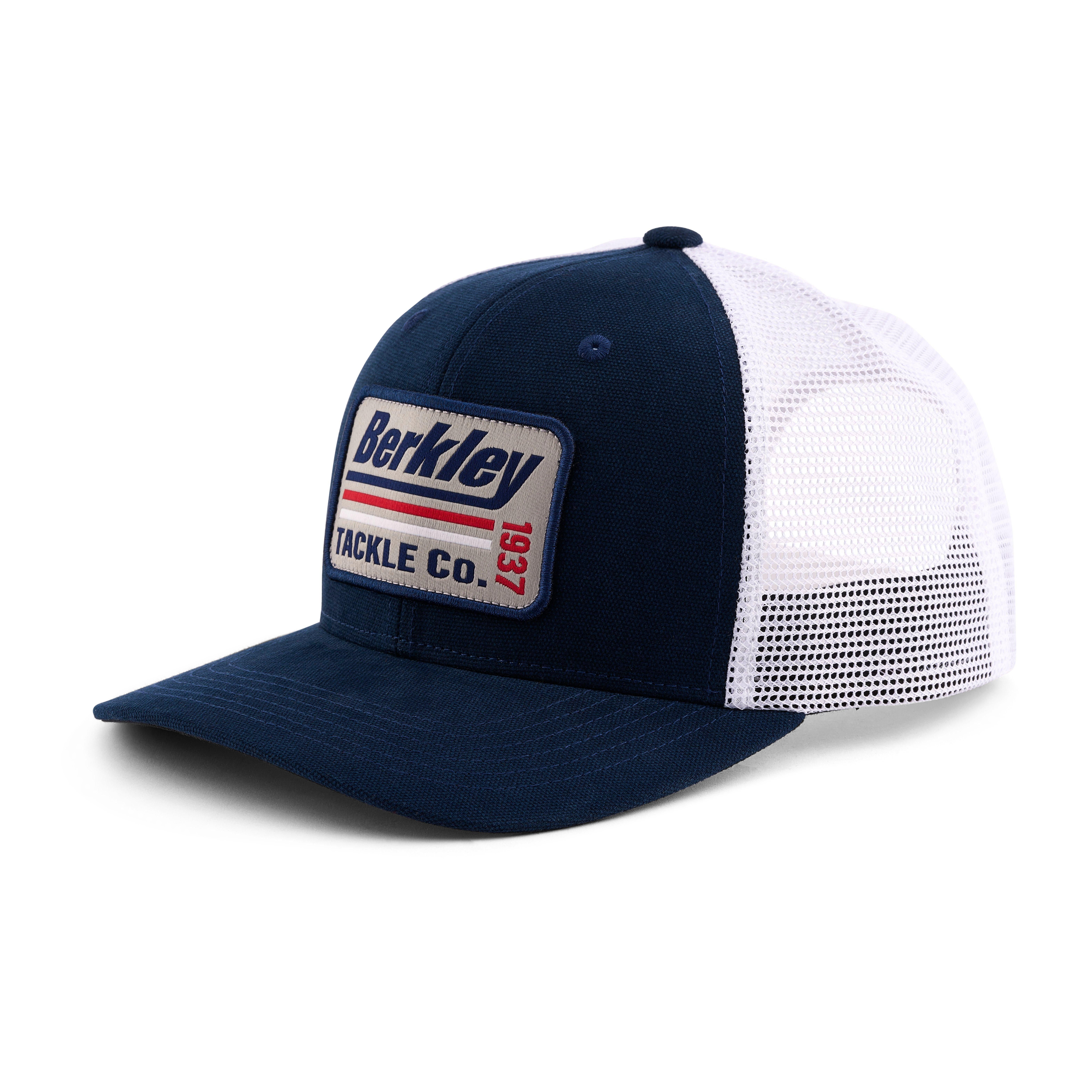 Berkley Fishing Logo Hat Baseball Cap Black / White S/M L/XL