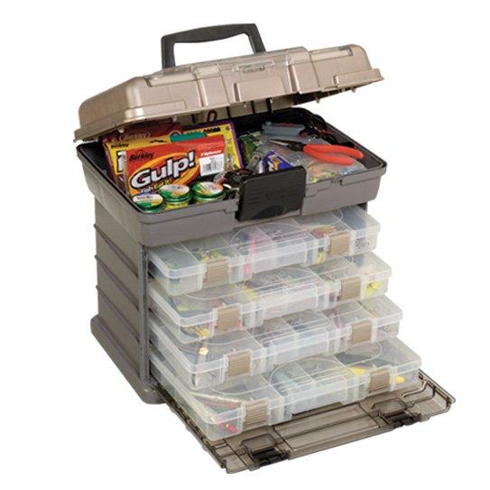 Plano 757 Fishing Tackle Box Storage Organizer With 4 Drawers