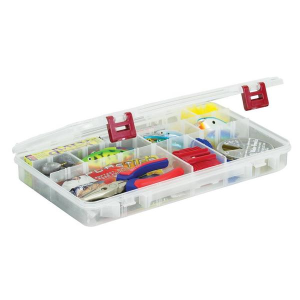 LOT OF 2 NEW PLANO 3565 CLEAR ACRYLIC FISHING TACKLE BOX/CASE ORGANIZER
