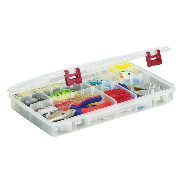 4510 Super Half Satchel Soft Bait Organizer & Plano 374010 Waterproof  Stowaway,Clear