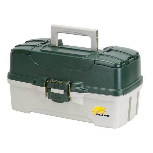 Fishing 3 Tray Tackle Box Rigging Station in Floor Plano