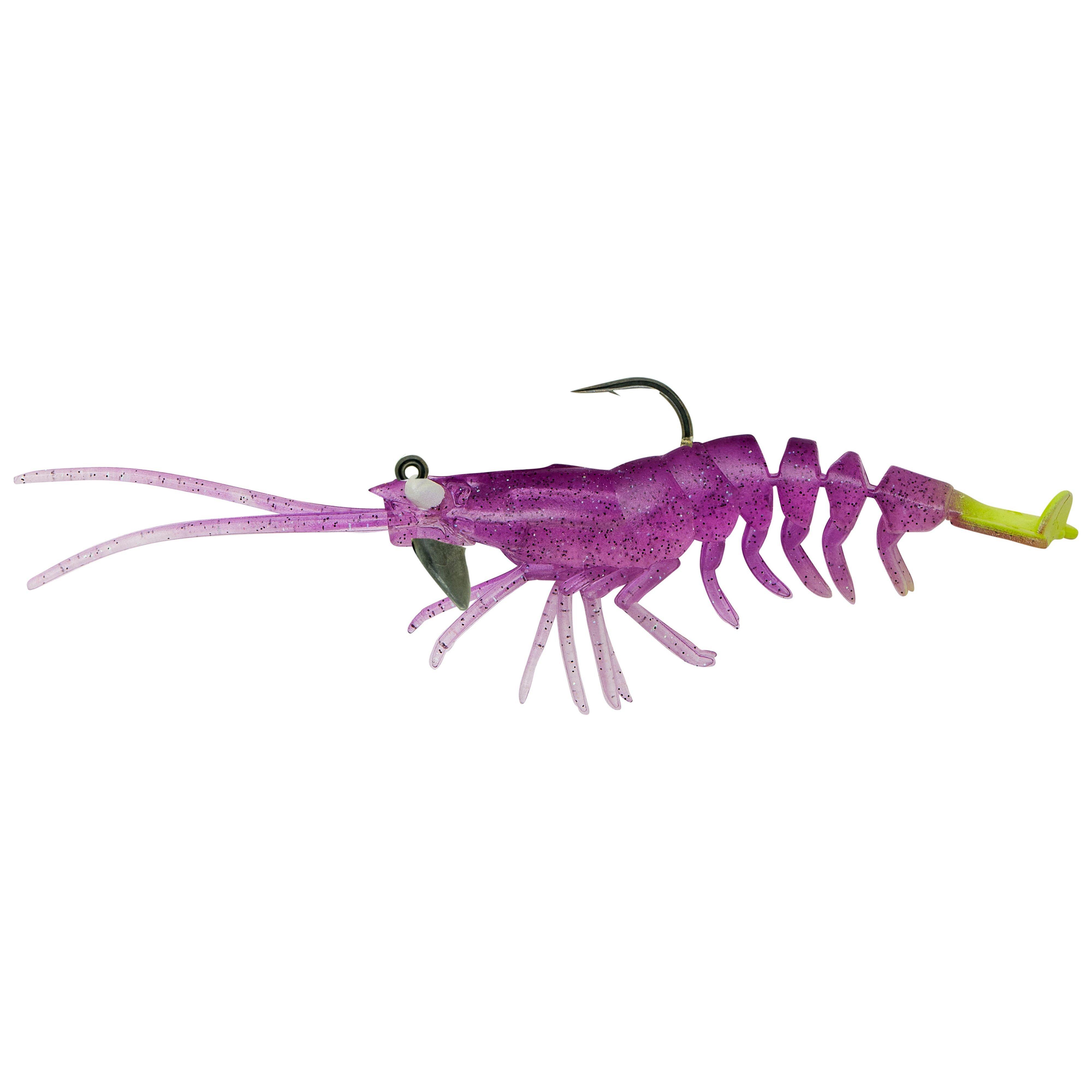  Savage Gear 3D Manic Shrimp Soft Plastic Fishing Bait, 1/2 oz,  Avocado, Realistic Contours, Colors and Movement, Durable Construction,  Weighted Ultra-Sharp EWG Hook : Sports & Outdoors