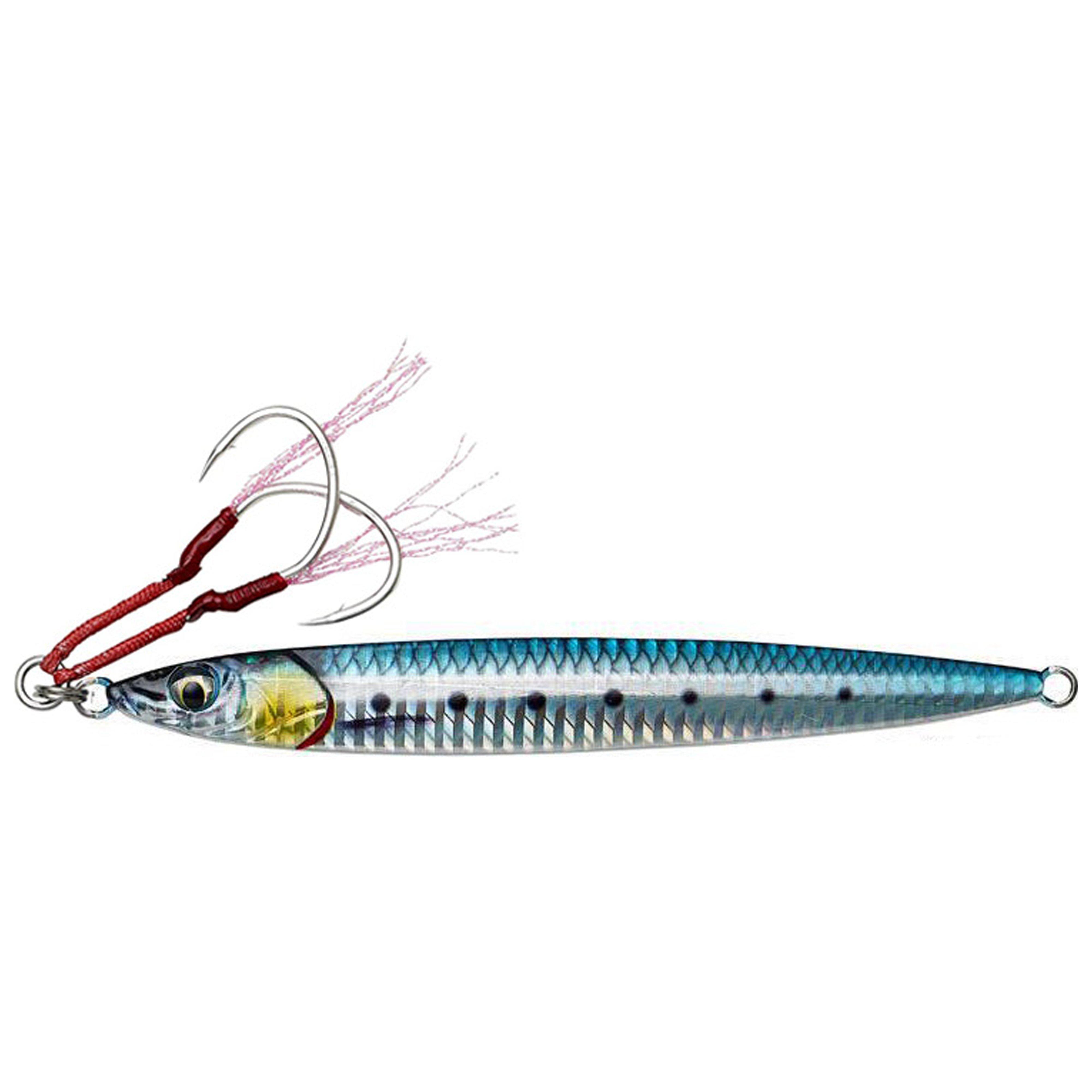 #9, #7, #5, #3 Vertical Jigging Minnows GREEN TIGER UV