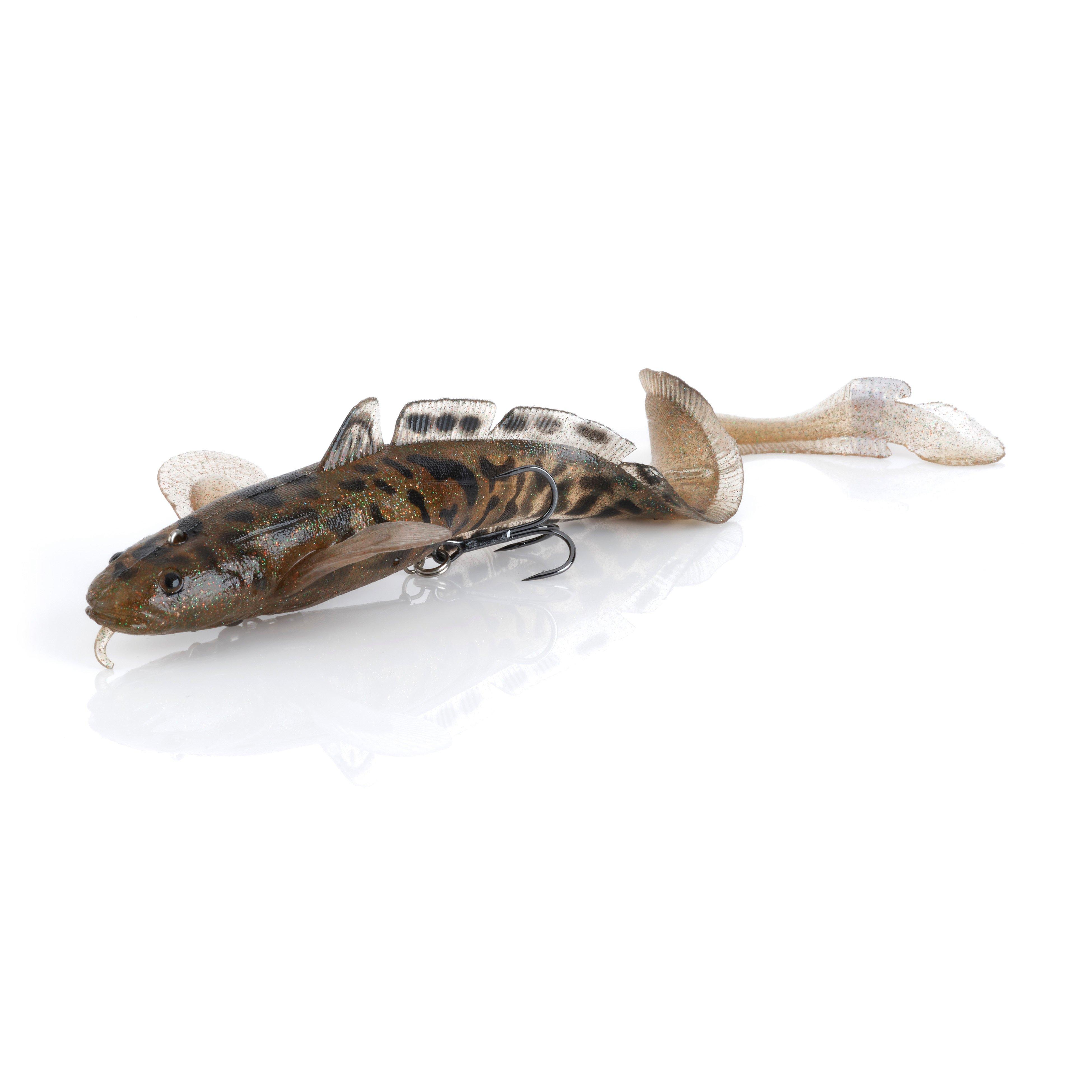 SAVAGE GEAR 3D Burbot Tail Soft Bait, (Size: 14 IN)